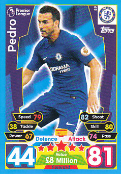 Pedro Chelsea 2017/18 Topps Match Attax #89